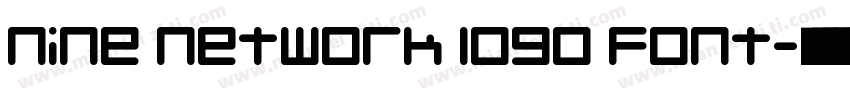 Nine Network logo font字体转换